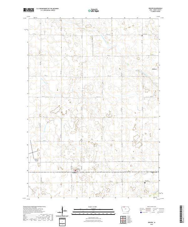 Gruver topographic map thumbnail