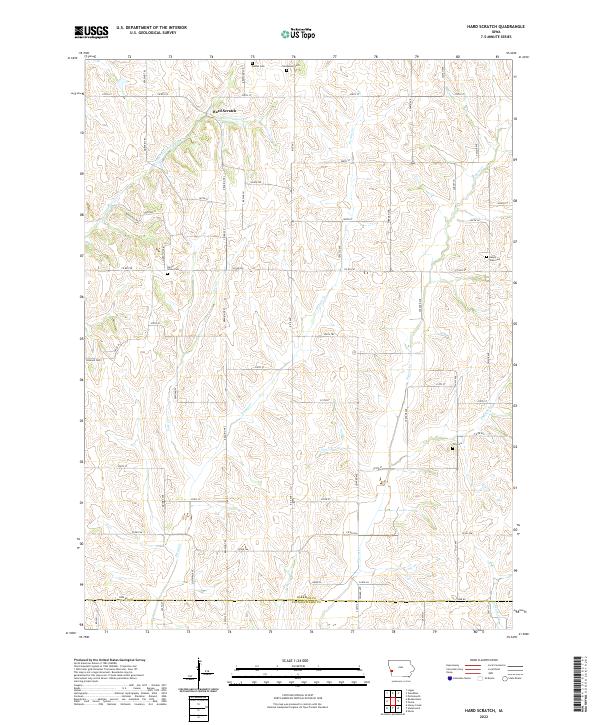 Hard Scratch topographic map thumbnail