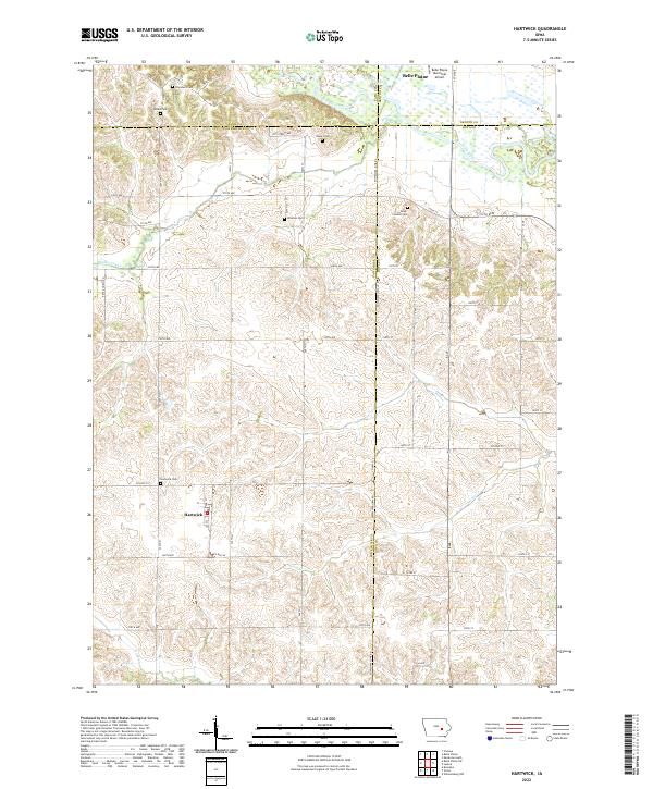 Hartwick topographic map thumbnail
