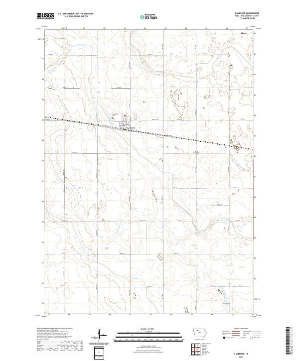 Havelock topographic map thumbnail