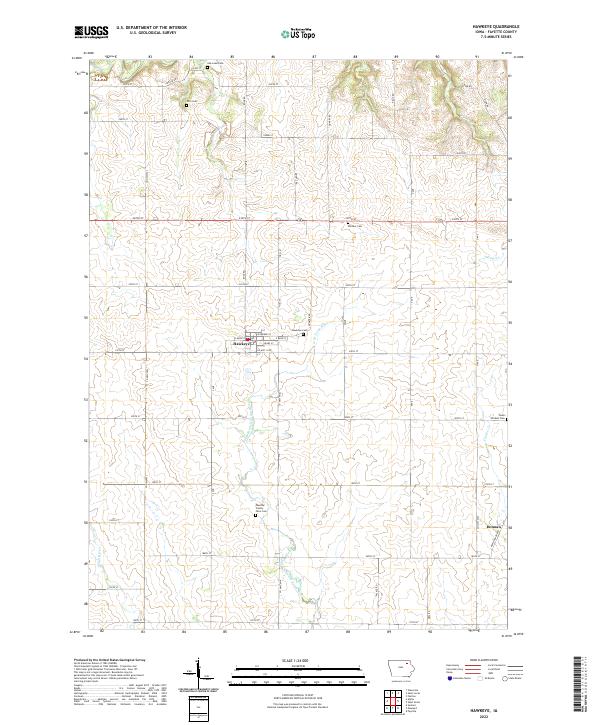 Hawkeye topographic map thumbnail