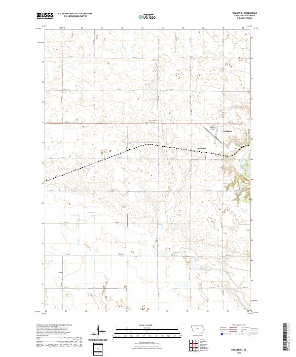 Hobarton topographic map thumbnail