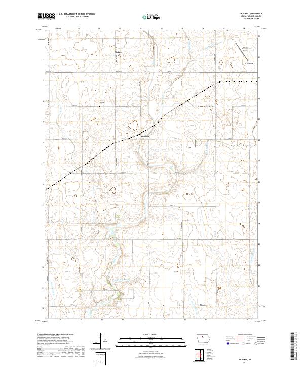 Holmes topographic map thumbnail