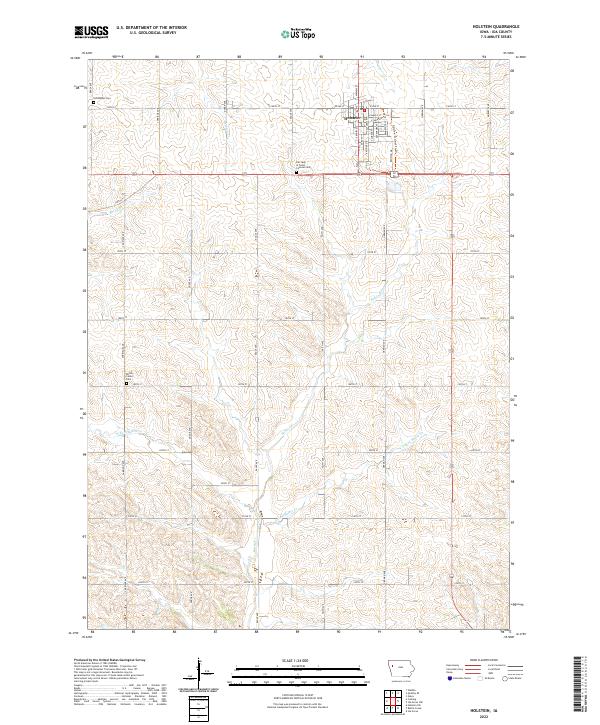 Holstein topographic map thumbnail