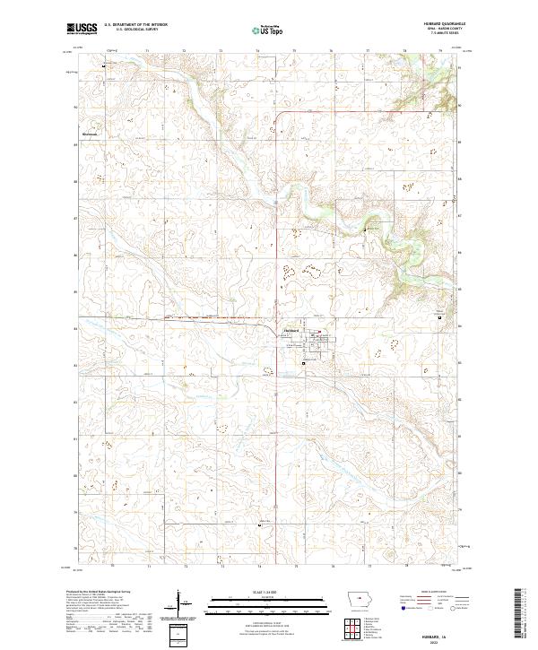 Hubbard topographic map thumbnail