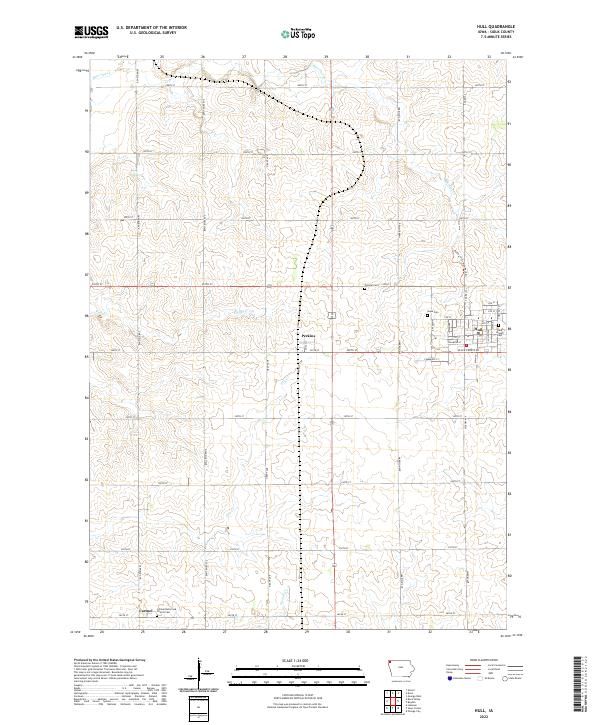 Hull topographic map thumbnail