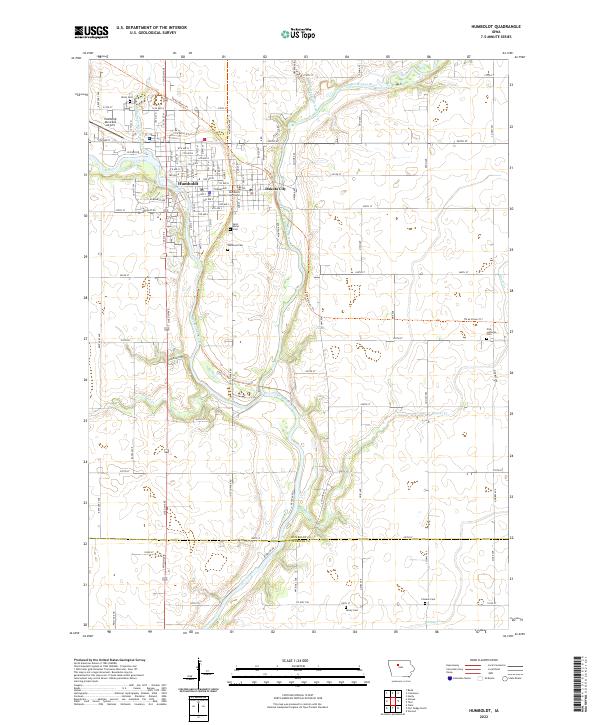 Humboldt topographic map thumbnail