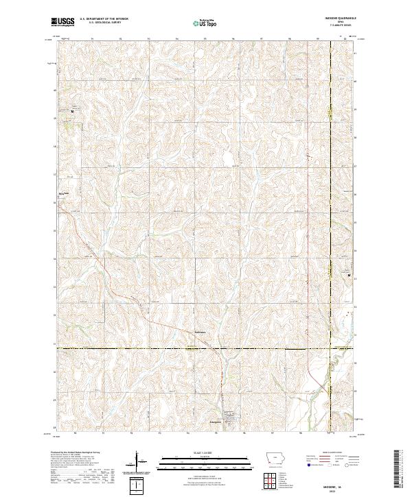 Imogene topographic map thumbnail