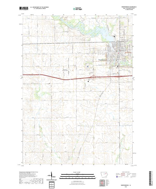 Independence topographic map thumbnail