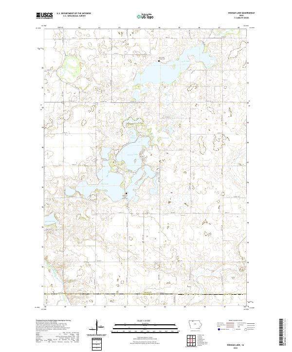 Ingham Lake topographic map thumbnail