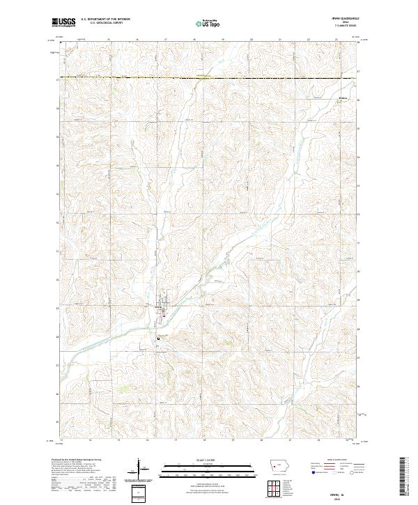 Irwin topographic map thumbnail