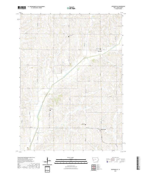 Jacksonville 2022 topographic map thumbnail