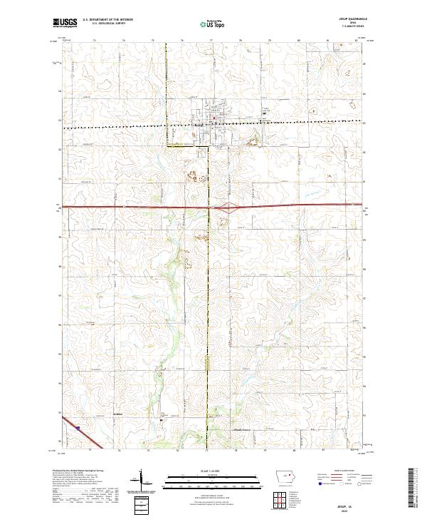 Jesup topographic map thumbnail