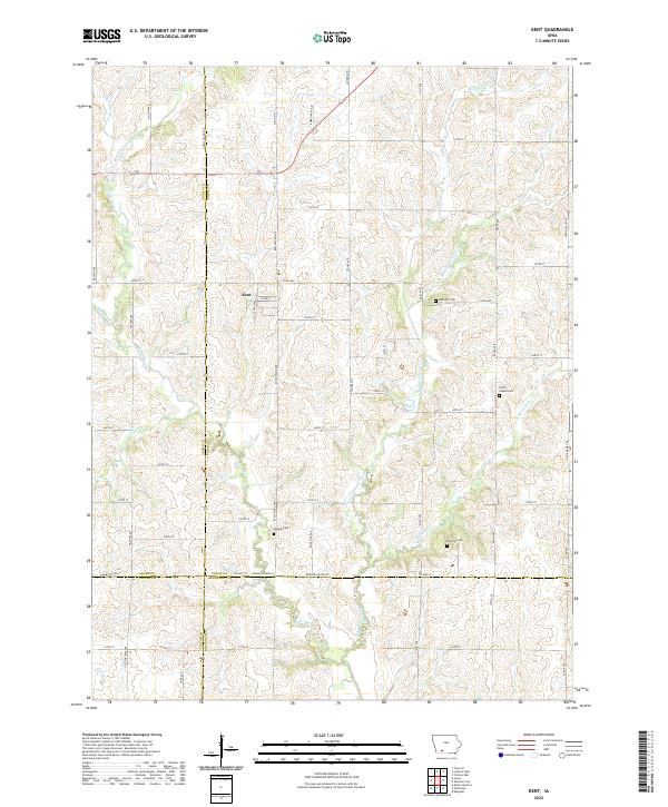 Kent 2022 topographic map thumbnail