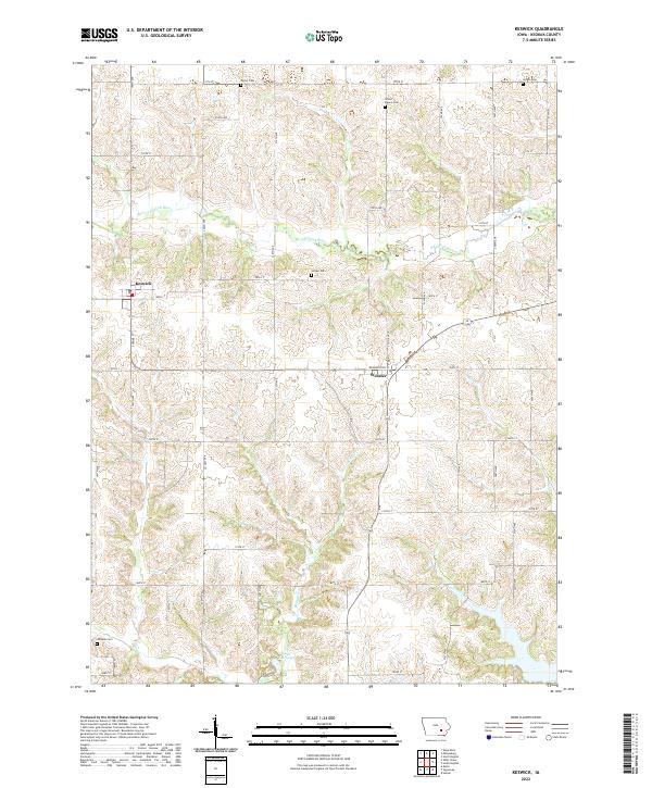 Keswick topographic map thumbnail
