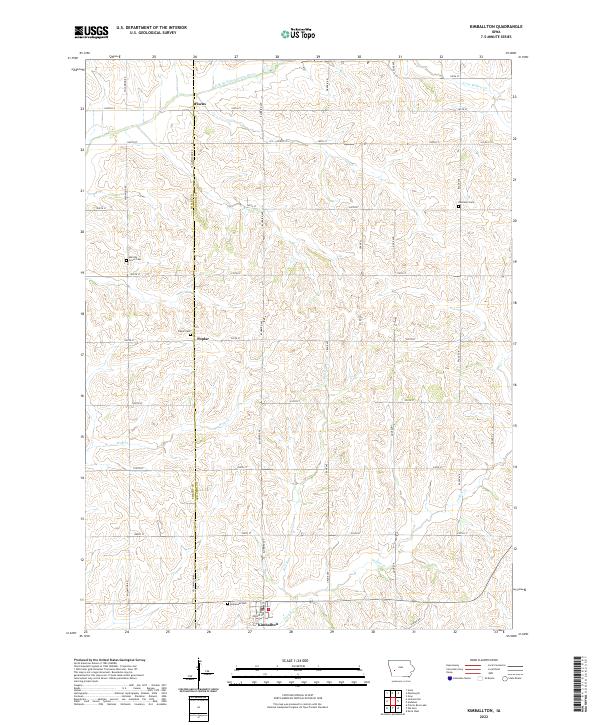 Kimballton topographic map thumbnail