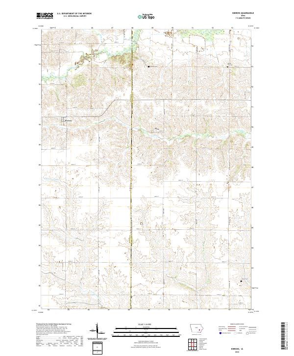 Kinross topographic map thumbnail