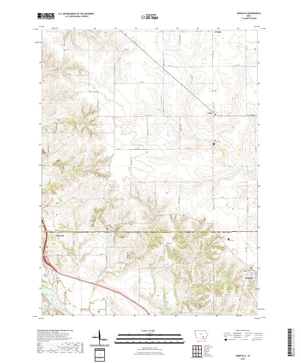 Kirkville topographic map thumbnail