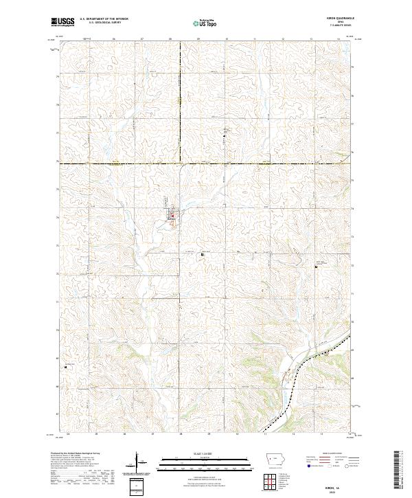 Kiron topographic map thumbnail