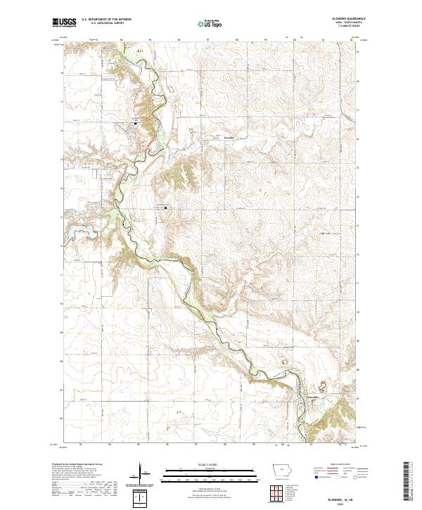 Klondike 2022 topographic map thumbnail