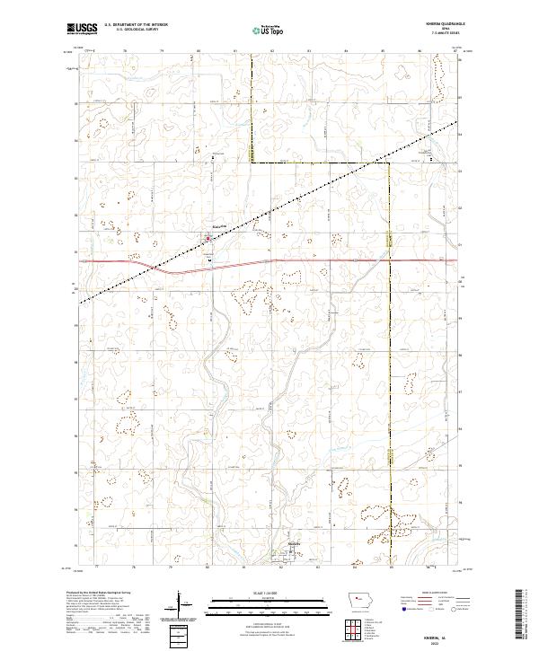 Knierim topographic map thumbnail