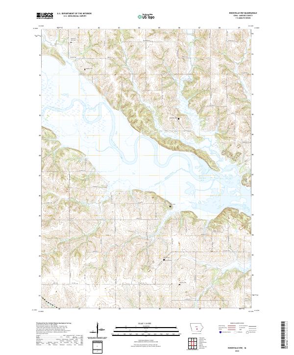 Knoxville NW topographic map thumbnail
