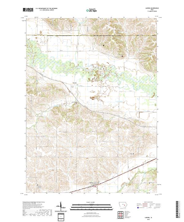 Ladora 2022 topographic map thumbnail