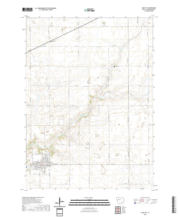 Lake City topographic map thumbnail