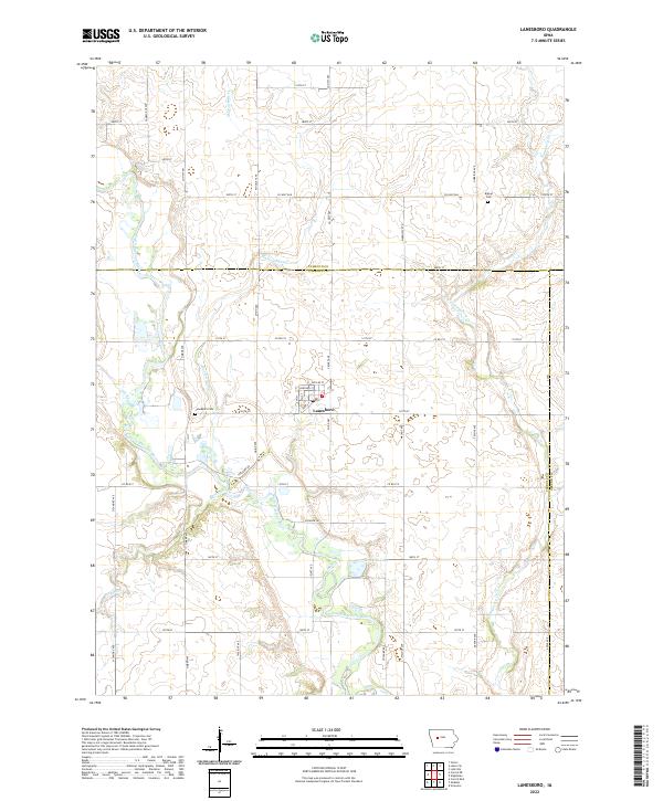 Lanesboro 2022 topographic map thumbnail