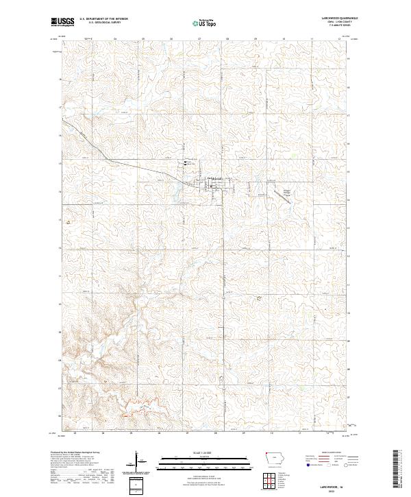 Larchwood 2022 topographic map thumbnail