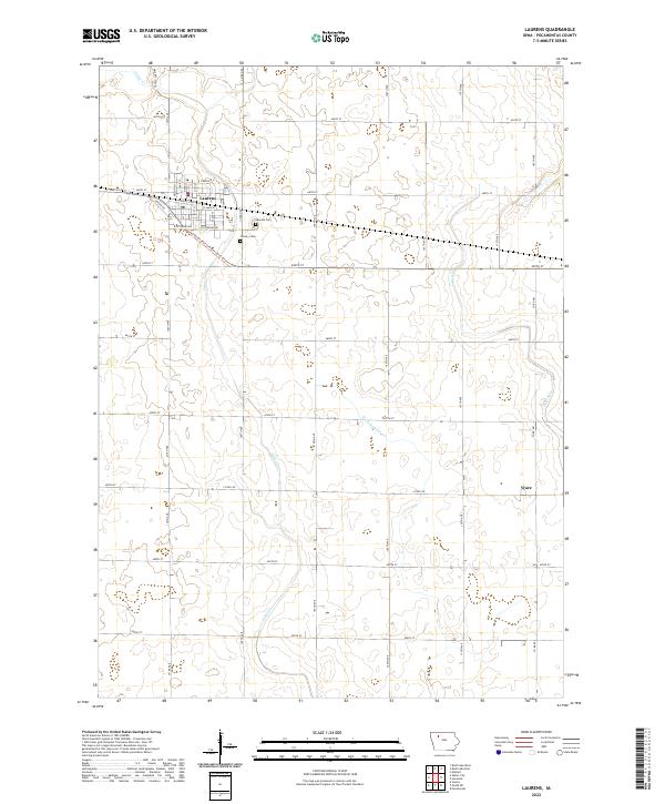 Laurens 2022 topographic map thumbnail