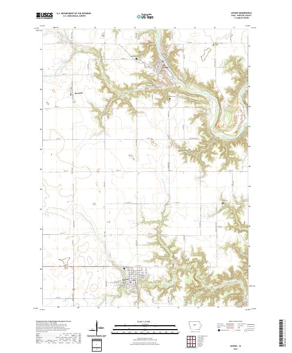 Lehigh topographic map thumbnail