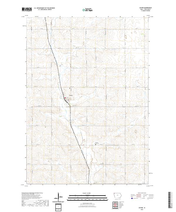 Lester 2022 topographic map thumbnail