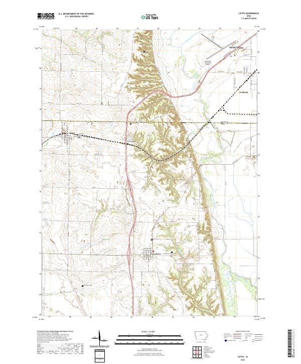 Letts 2022 topographic map thumbnail