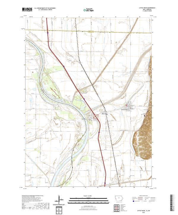 Little Sioux 2022 topographic map thumbnail