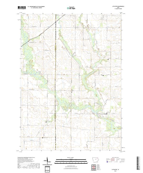 Littleton 2022 topographic map thumbnail