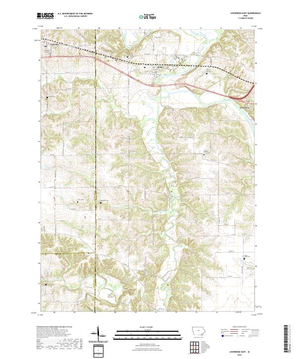 Lockridge East topographic map thumbnail