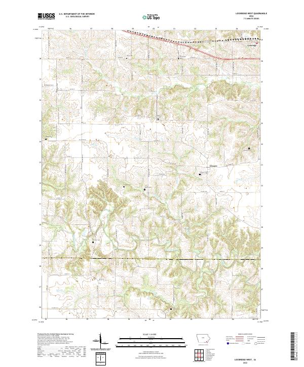 Lockridge West topographic map thumbnail