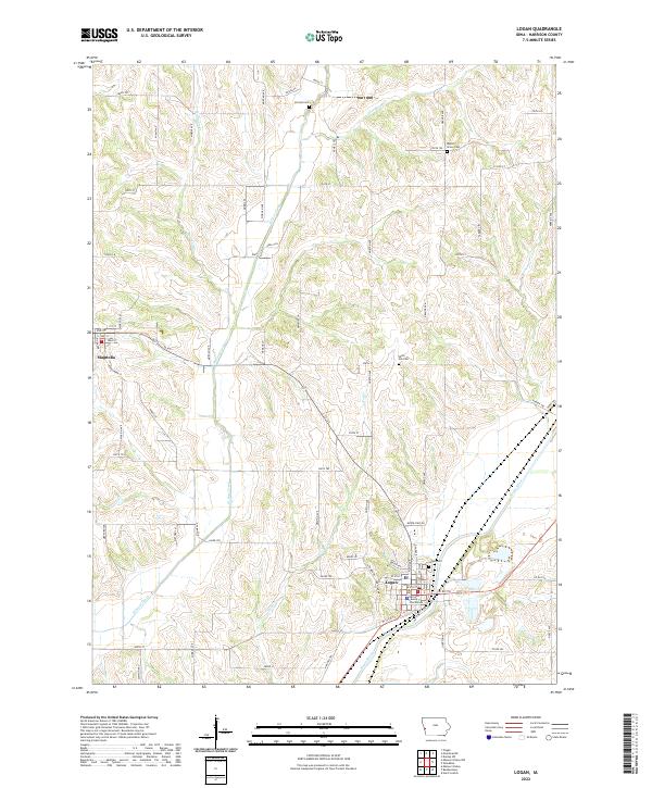 Logan 2022 topographic map thumbnail