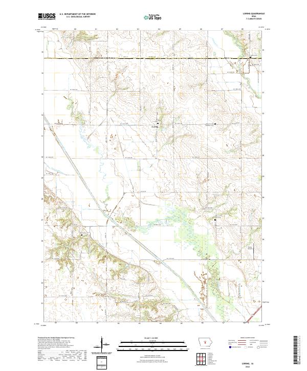 Loring topographic map thumbnail