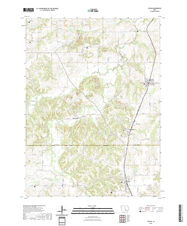 Lovilia topographic map thumbnail