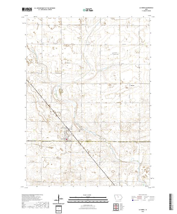 Lu Verne 2022 topographic map thumbnail