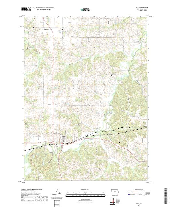Lucas topographic map thumbnail