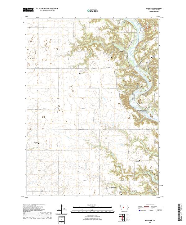 Madrid NW 2022 topographic map thumbnail