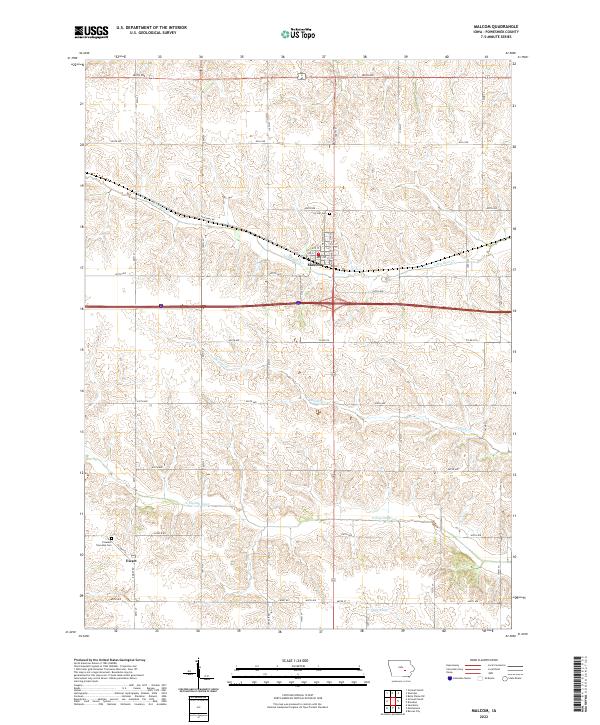 Malcom topographic map thumbnail