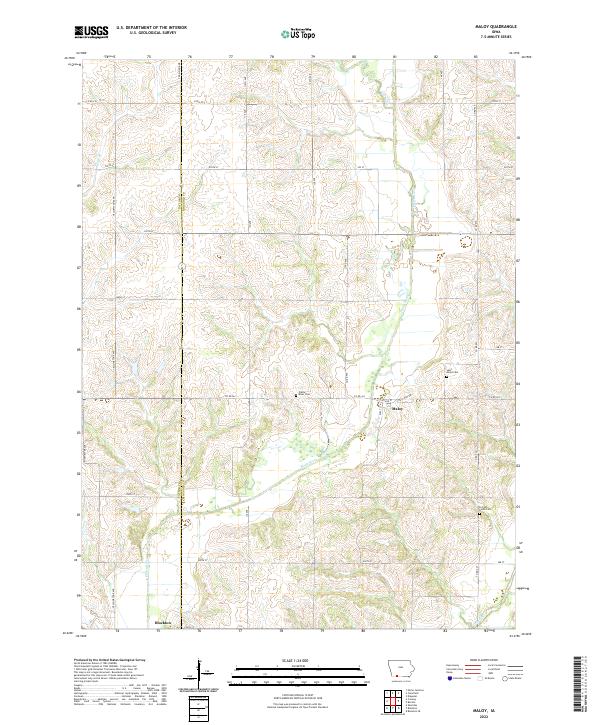 Maloy topographic map thumbnail