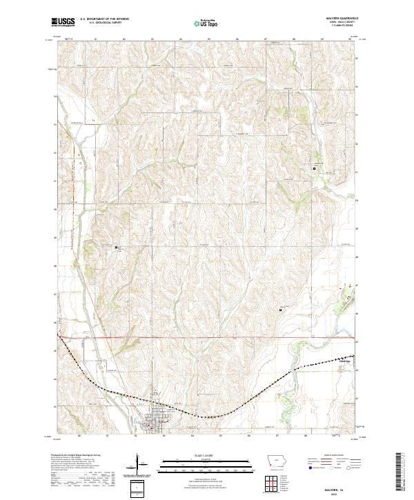 Malvern 2022 topographic map thumbnail