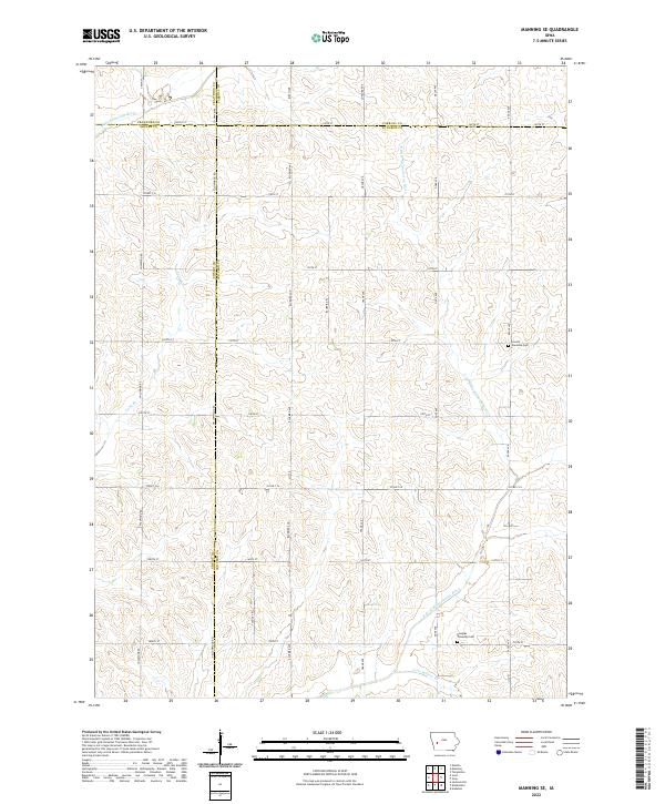 Manning SE 2022 topographic map thumbnail