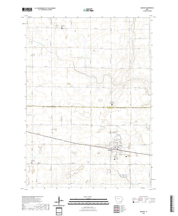 Manson 2022 topographic map thumbnail