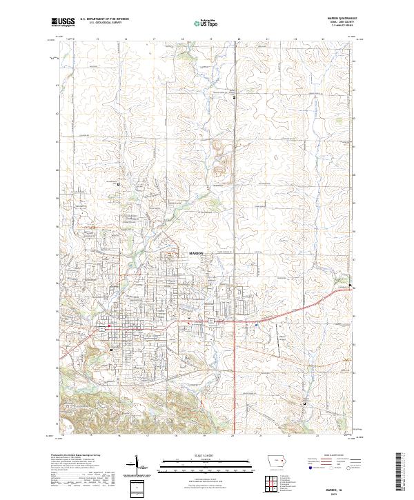 Marion 2023 topographic map thumbnail